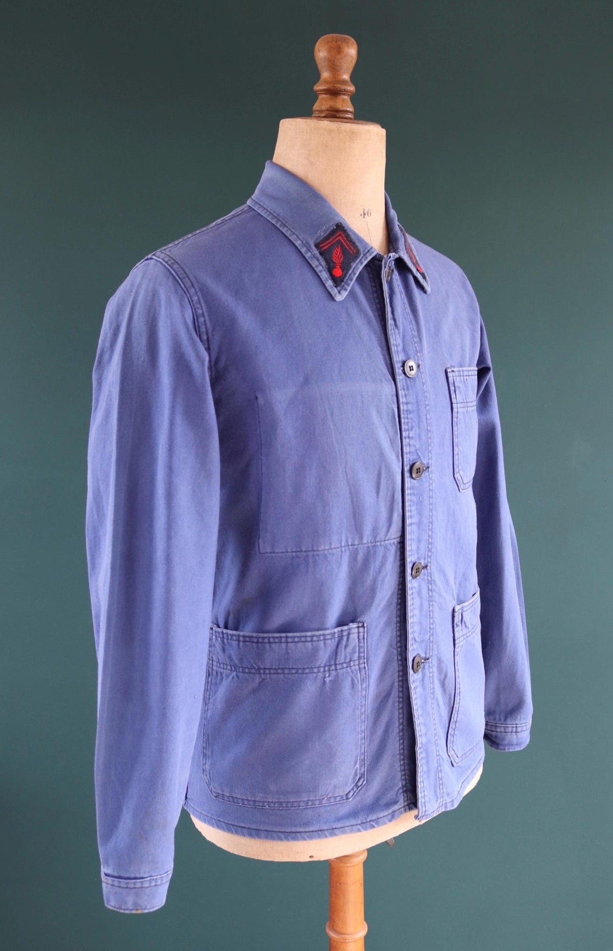 Vintage French fireman’s jacket - 1960s workwear - chore coat - 39" chest