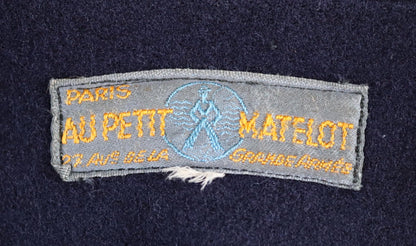 Vintage 1930s French wool sailor shirt - Au Petit Matelot - 46" chest