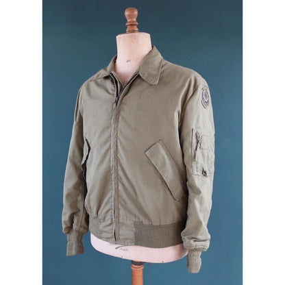 Vintage 1980s USAF CWP cold weather flight jacket - US military - 46" chest