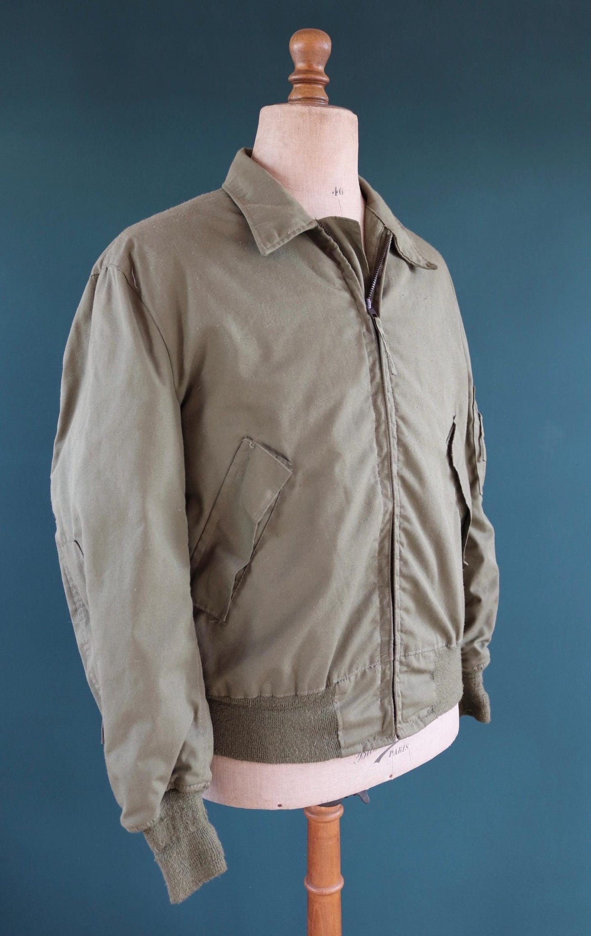 Vintage 1980s USAF CWP cold weather flight jacket - US military - 46" chest