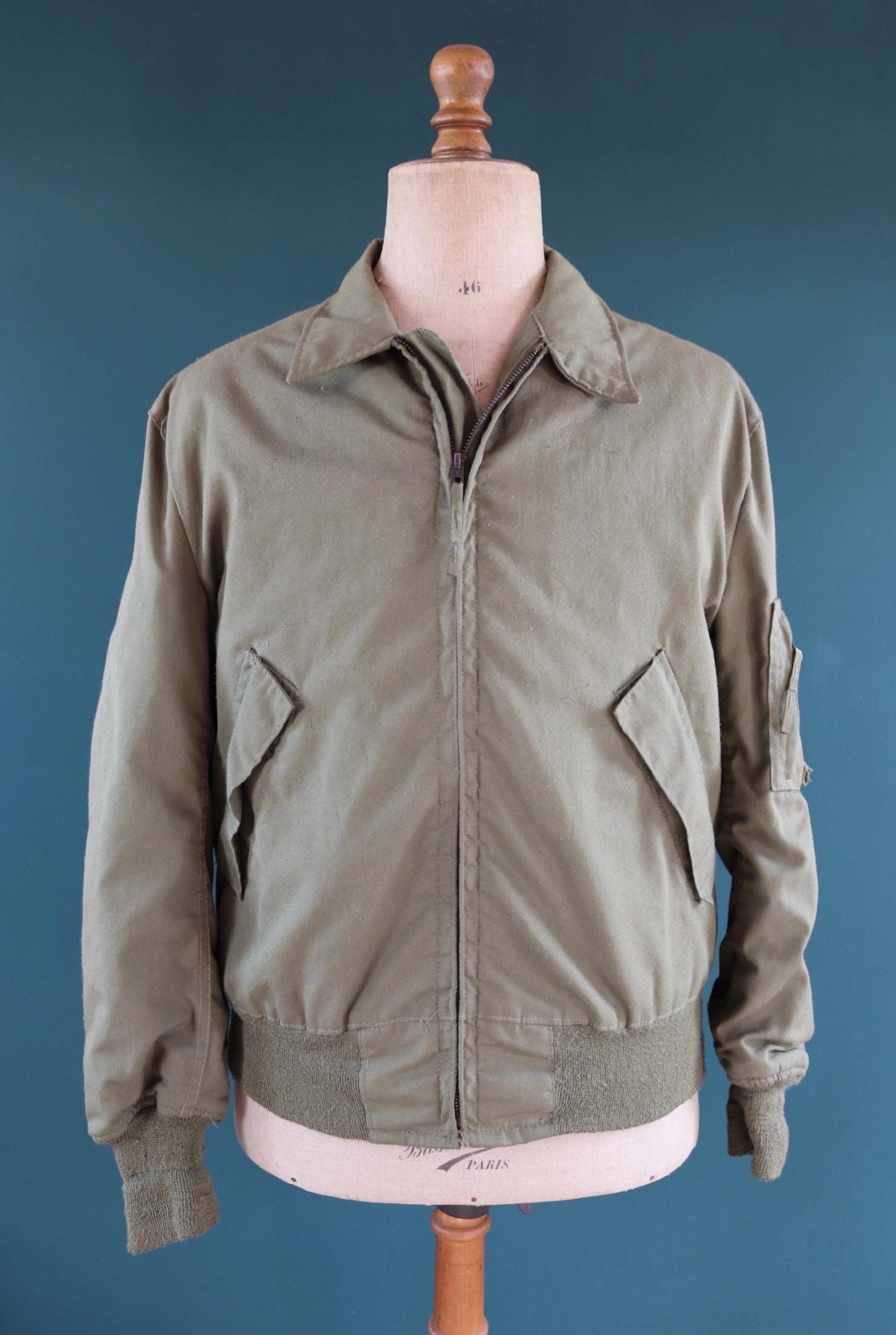 Vintage 1980s USAF CWP cold weather flight jacket - US military - 46" chest