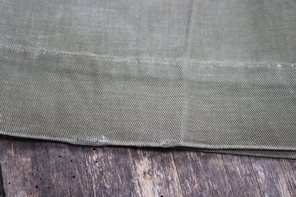 Vintage 1950s British army shorts - jungle green Gurkha pants - high waist wide leg - 26” x 7”