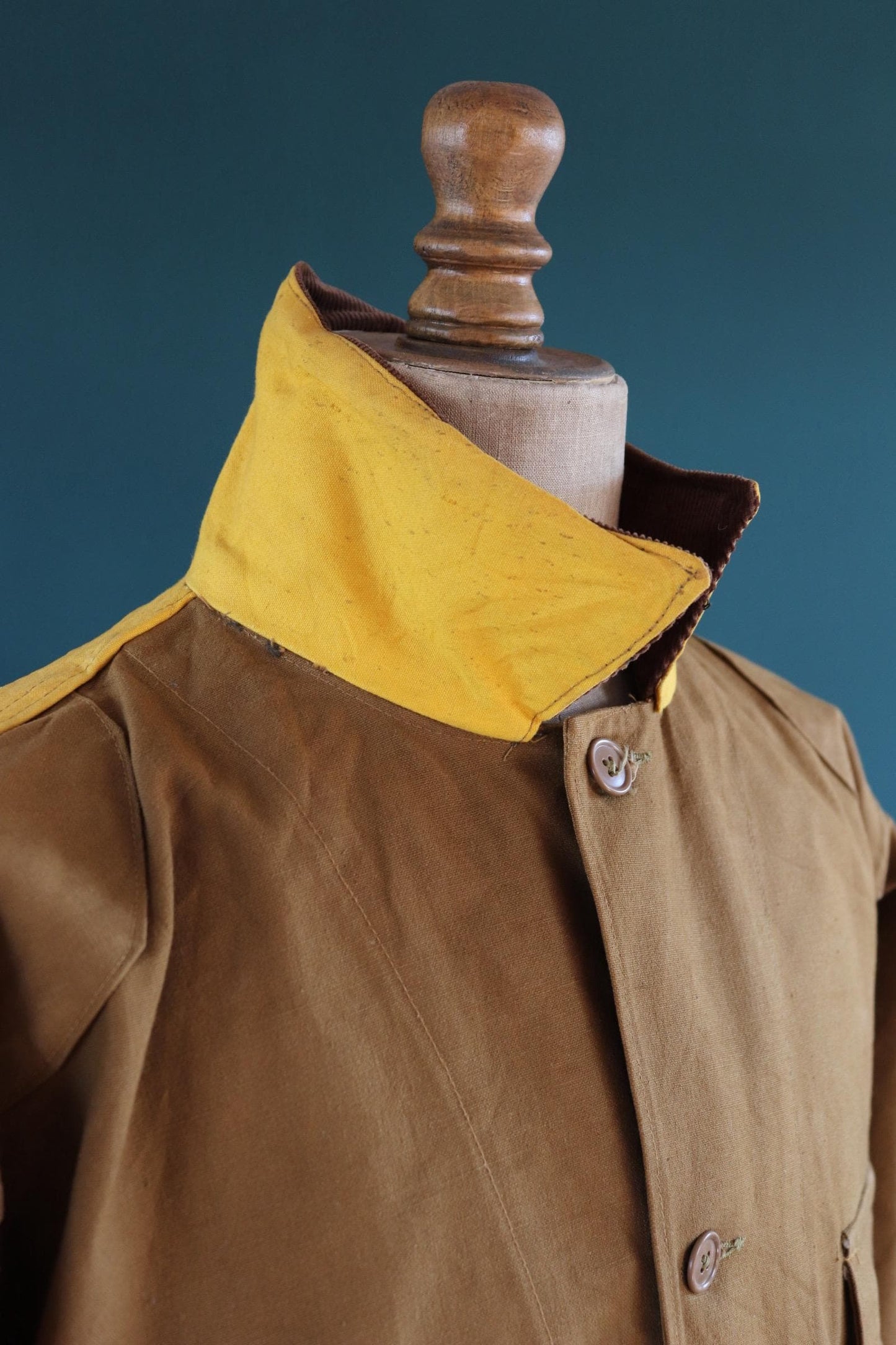 Vintage 1960s canvas hunting jacket - Bullseye Bill - American workwear - chore coat - 49" chest