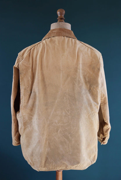 Vintage 1950s canvas hunting jacket - JC Higgins - American workwear - chore coat - 52" chest