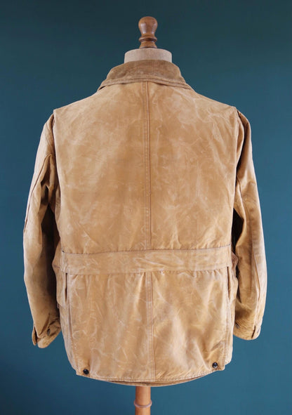 Vintage 1930s Utica Duxbak workwear jacket - duck cotton canvas - chore coat - 48” chest