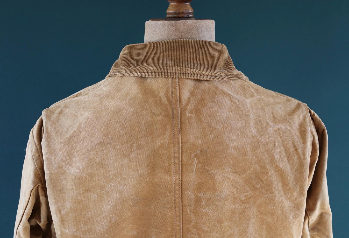 Vintage 1930s Utica Duxbak workwear jacket - duck cotton canvas - chore coat - 48” chest