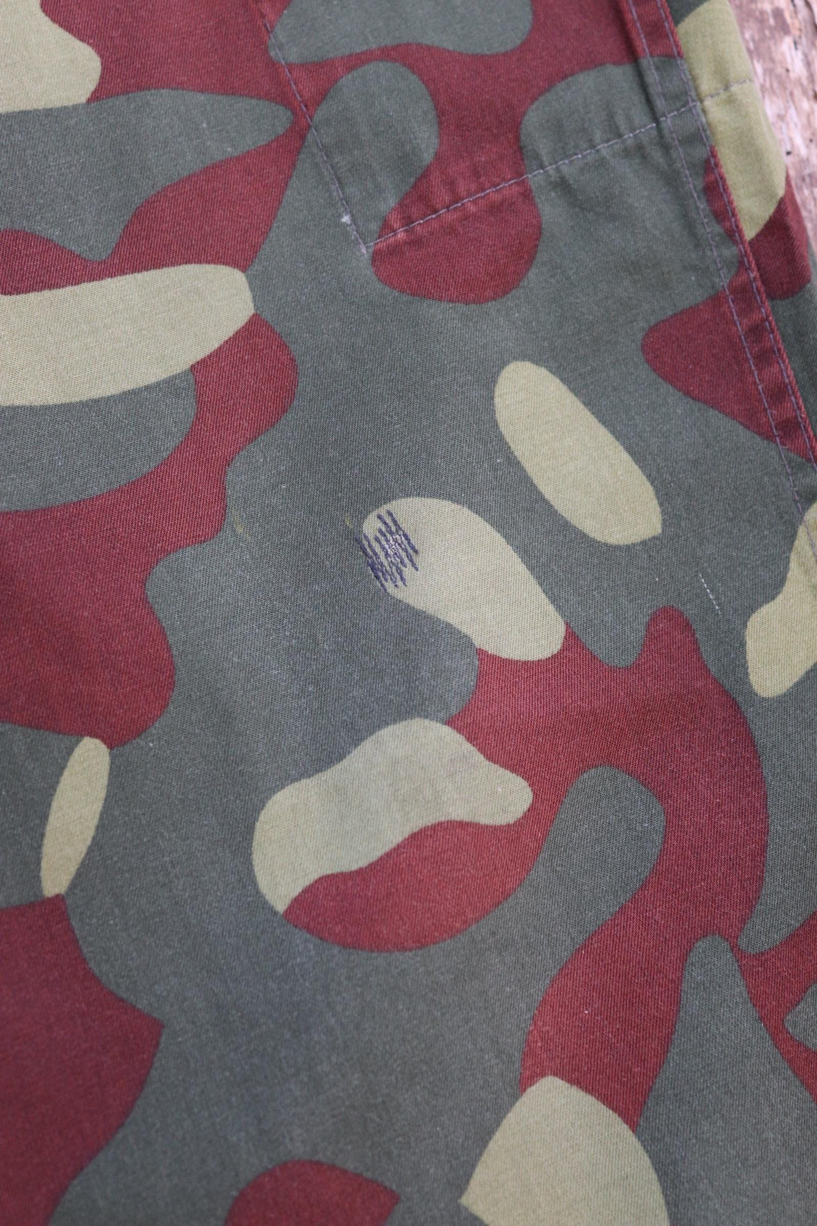Vintage 1980s Finnish M62 camo trousers - windproof paratrooper pants - 37” x 27”