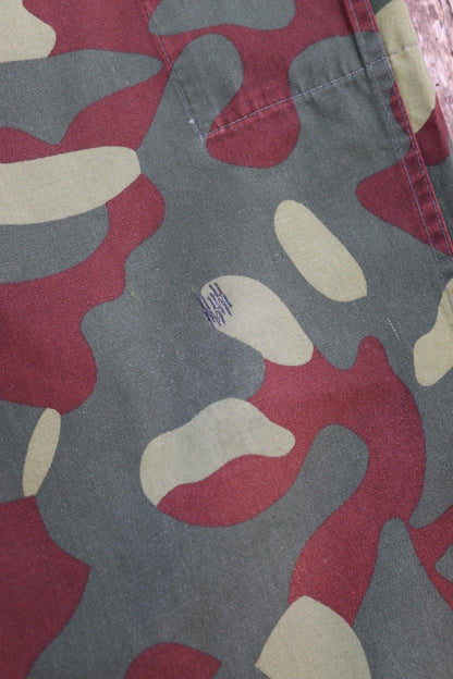 Vintage 1980s Finnish M62 camo trousers - windproof paratrooper pants - 37” x 27”