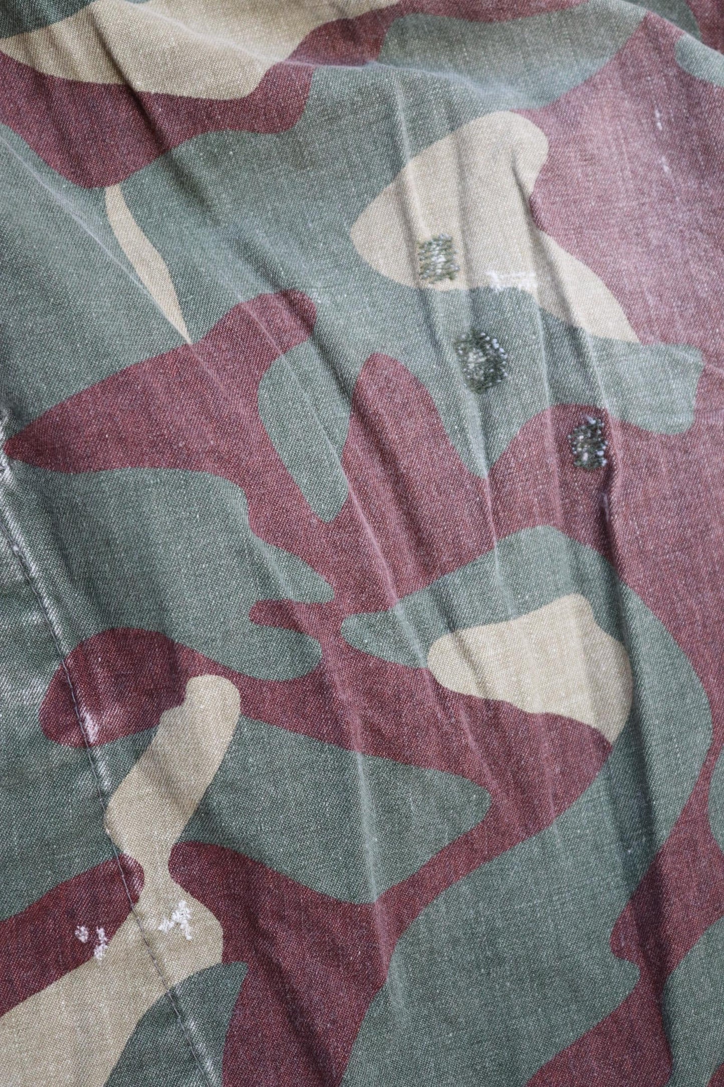 Vintage 1960s Finnish M62 camo trousers - windproof paratrooper pants - 41” x 29”