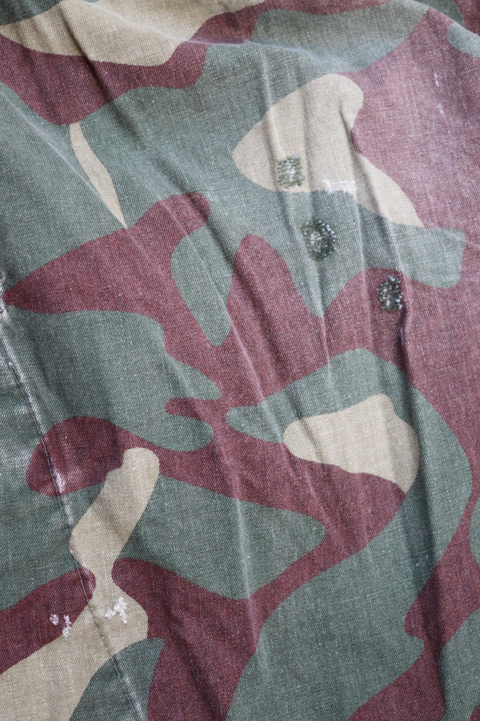 Vintage 1960s Finnish M62 camo trousers - windproof paratrooper pants - 41” x 29”
