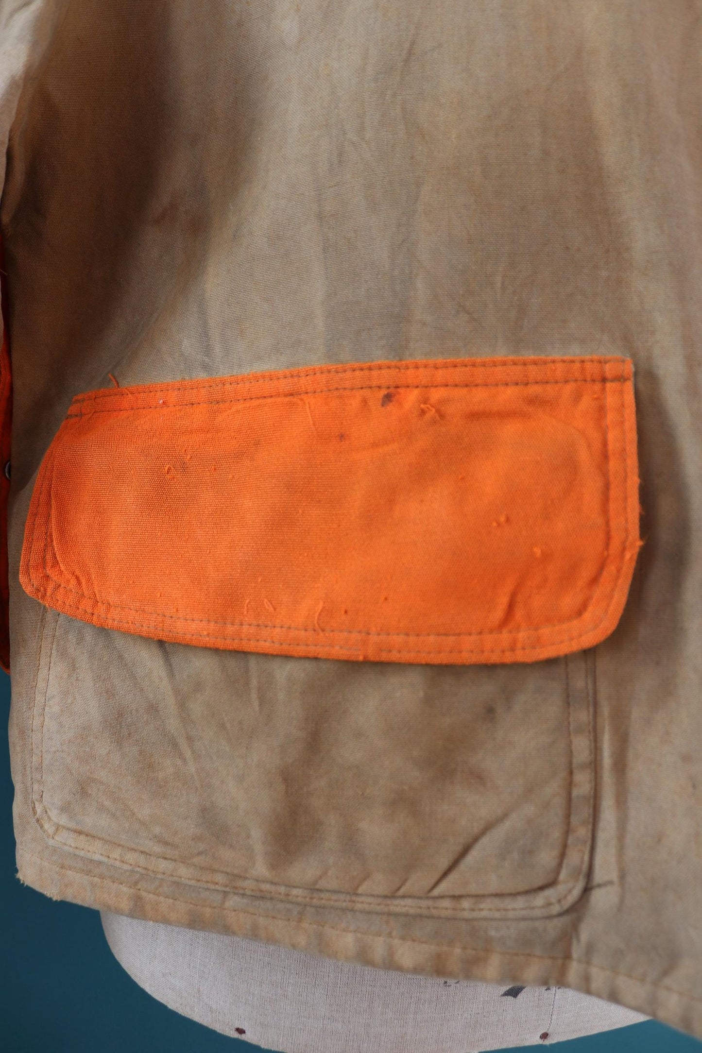 Vintage canvas hunting jacket - American workwear - 50" chest