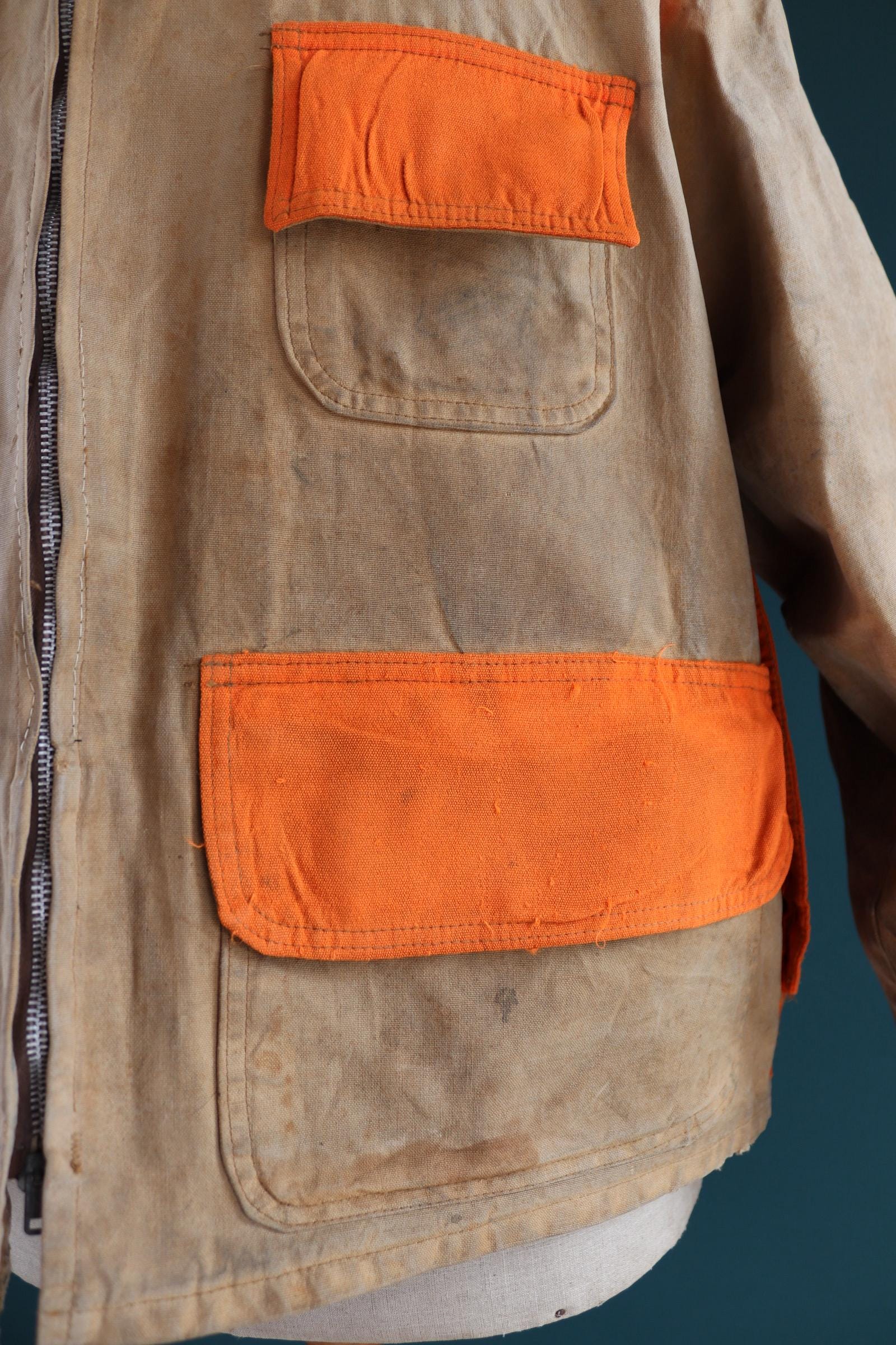 Vintage canvas hunting jacket - American workwear - 50" chest