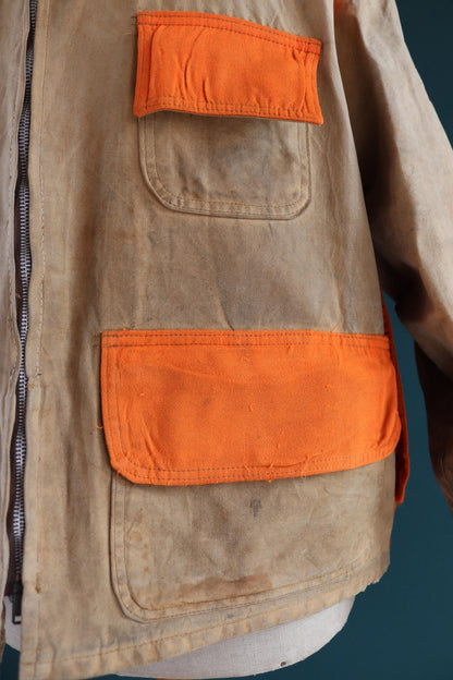 Vintage canvas hunting jacket - American workwear - 50" chest