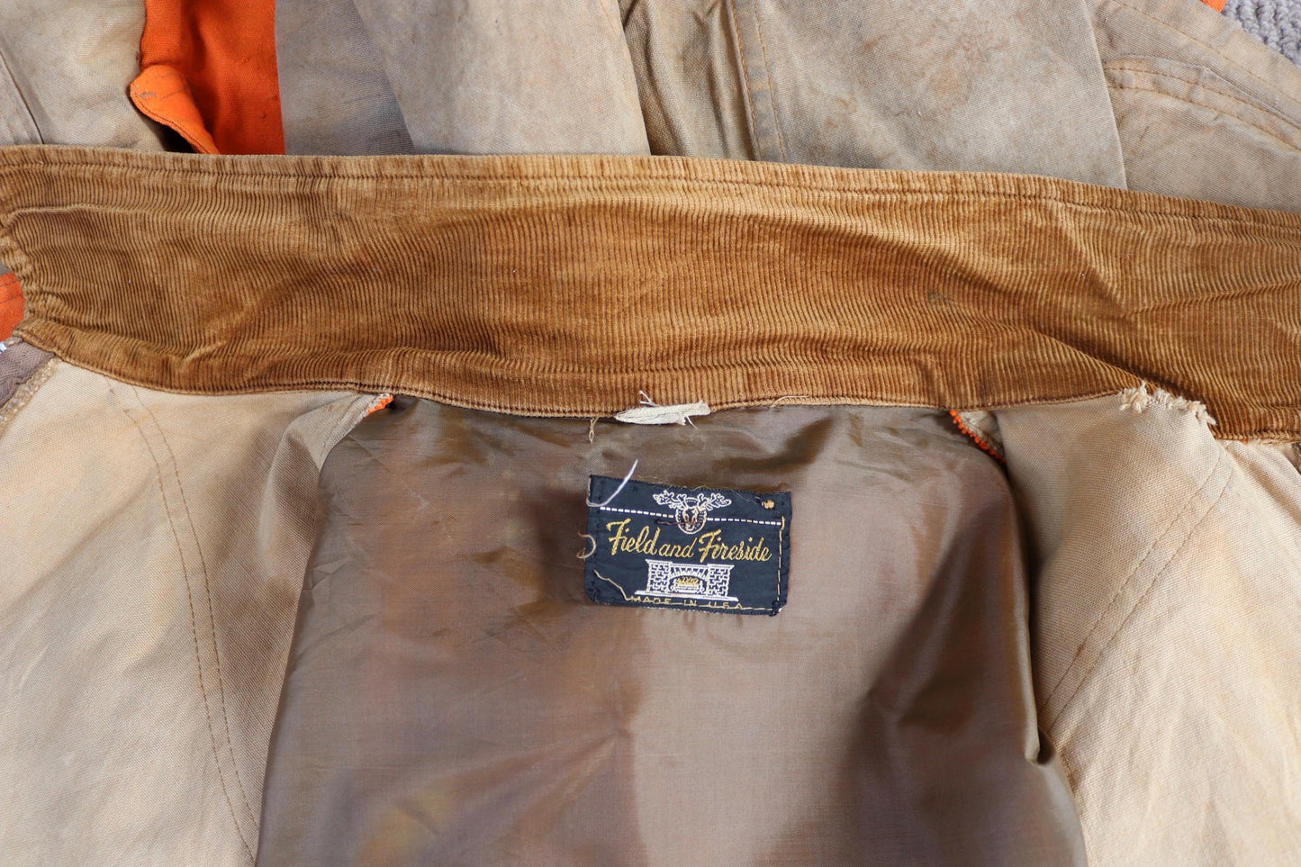 Vintage canvas hunting jacket - American workwear - 50" chest