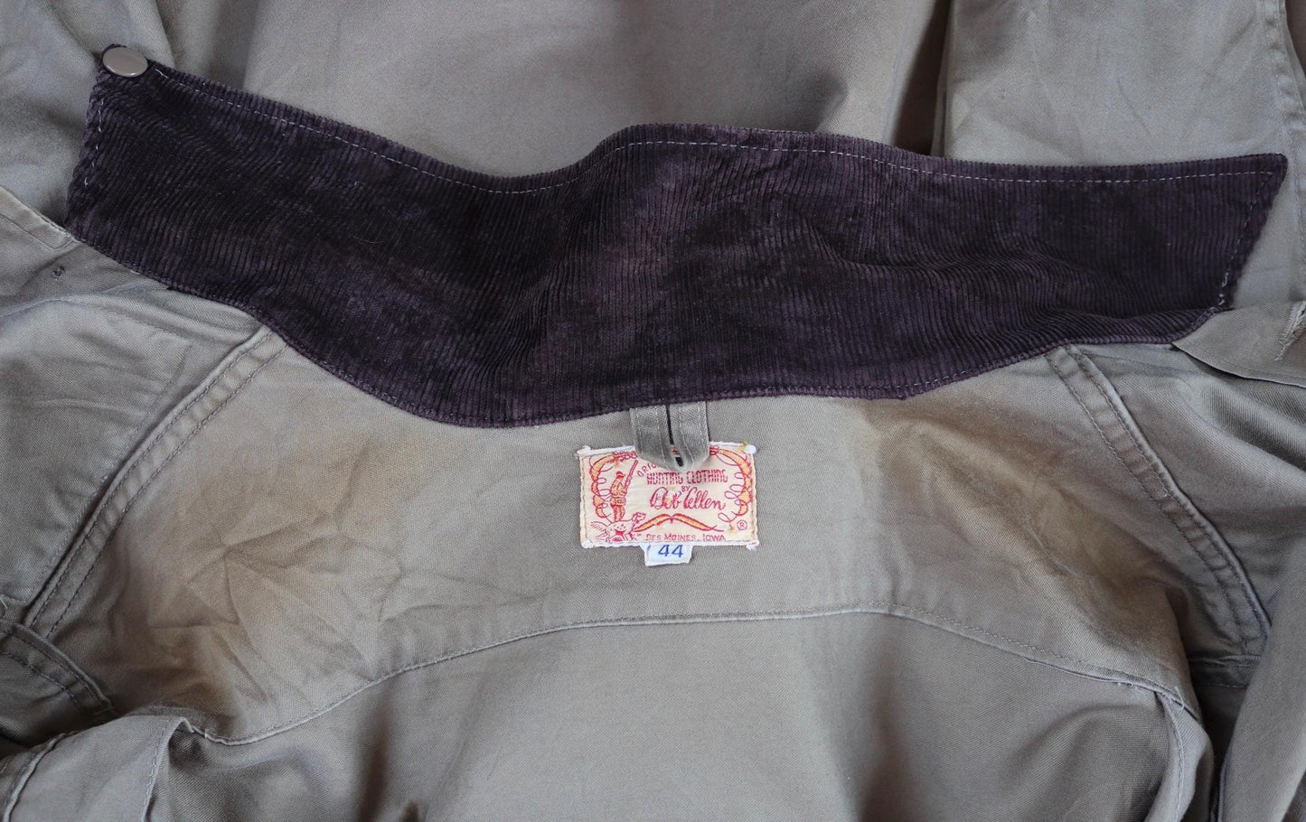 Vintage 1960s canvas hunting jacket - American workwear - 48" chest