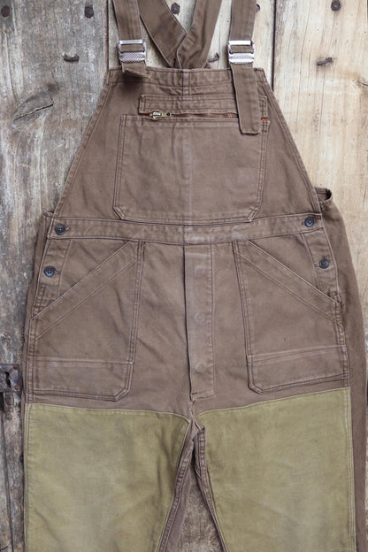 Vintage 1960s French workwear overalls - Vetra dungarees - 36” x 26”