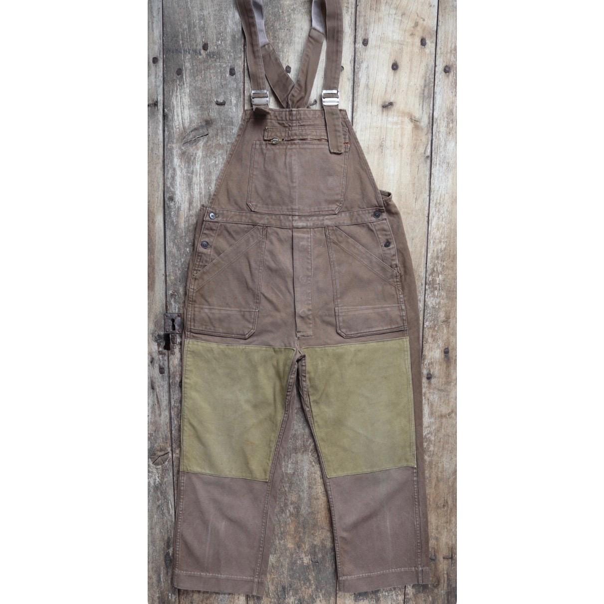 Vintage 1960s French workwear overalls - Vetra dungarees - 36” x 26”