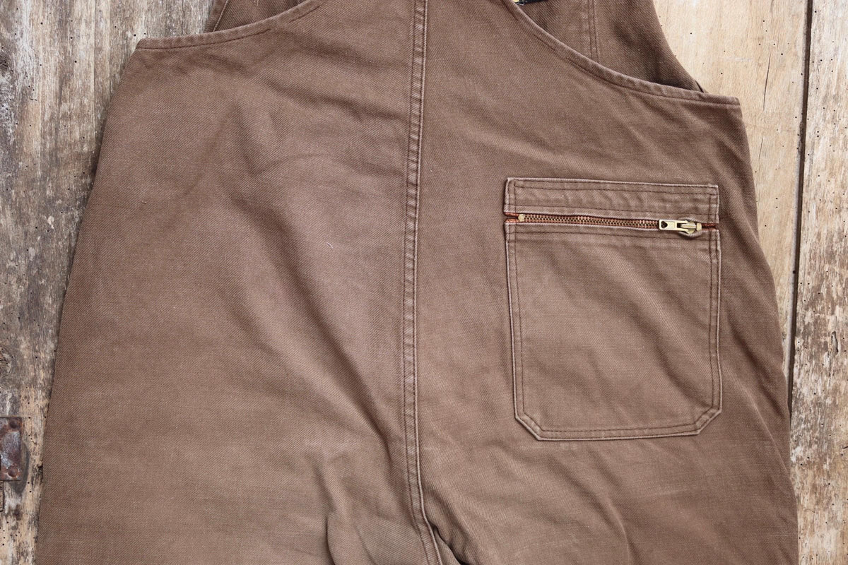 Vintage 1960s French workwear overalls - Vetra dungarees - 36” x 26”