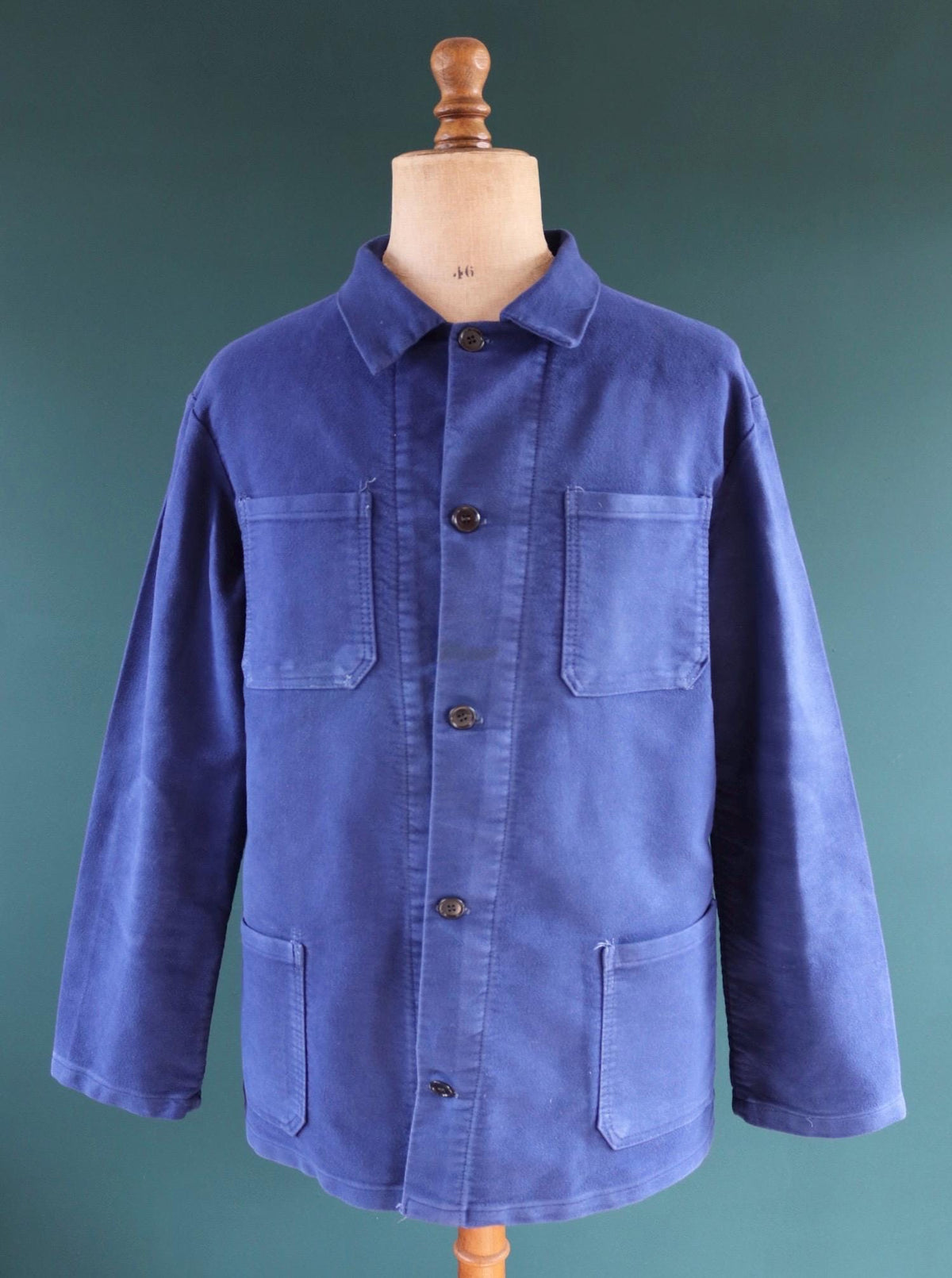 Vintage moleskin workwear jacket - chore coat - 46" chest