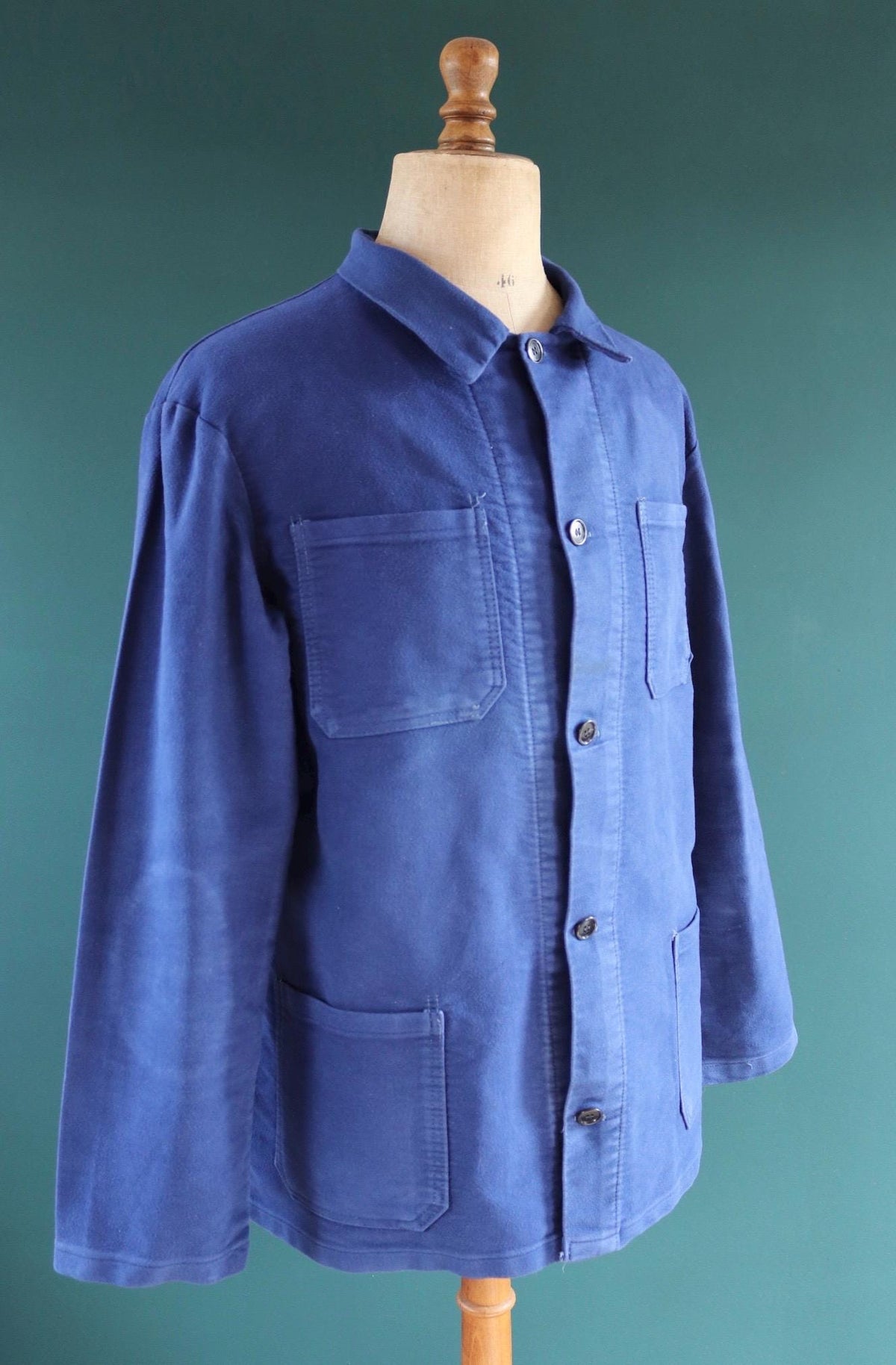Vintage moleskin workwear jacket - chore coat - 46" chest