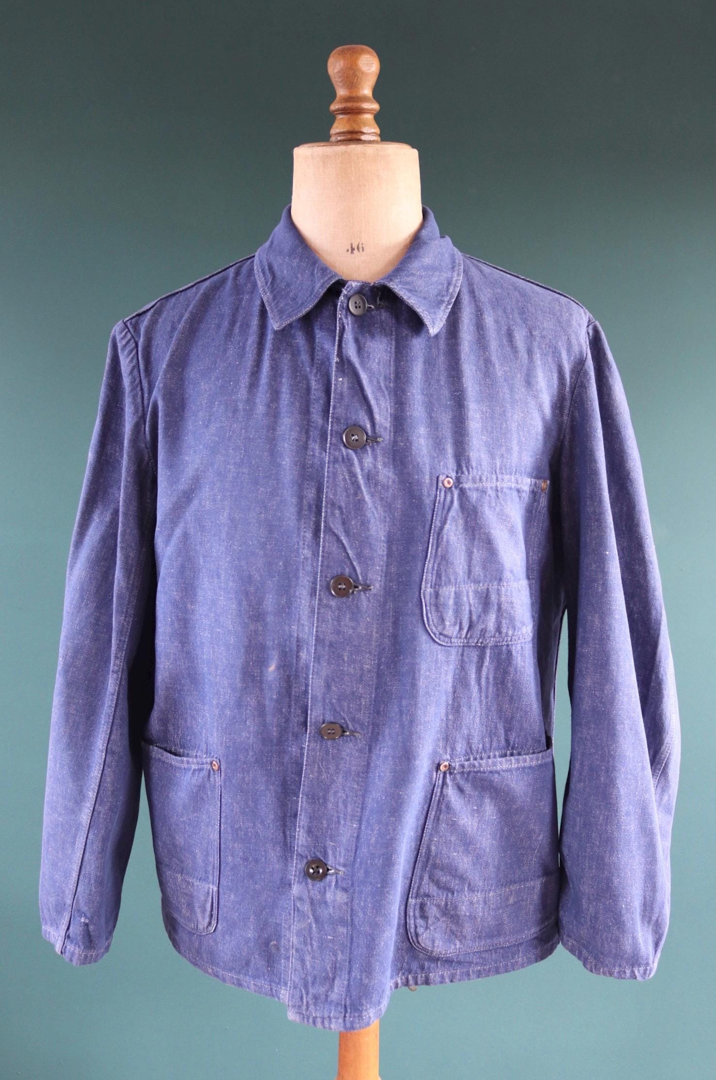 Vintage workwear jacket - chore coat - 46" chest