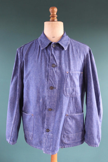 Vintage workwear jacket - chore coat - 46" chest