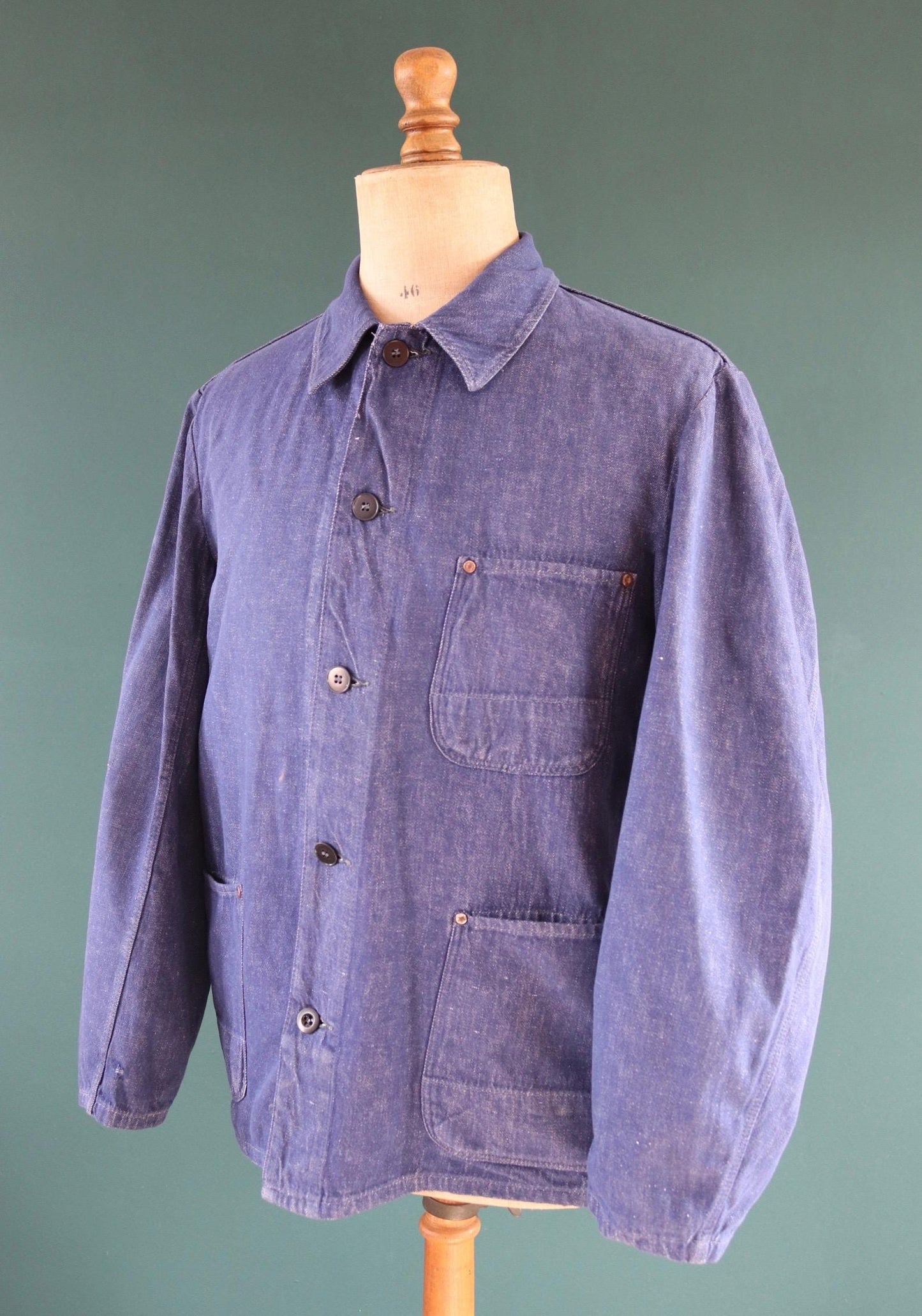 Vintage workwear jacket - chore coat - 46" chest