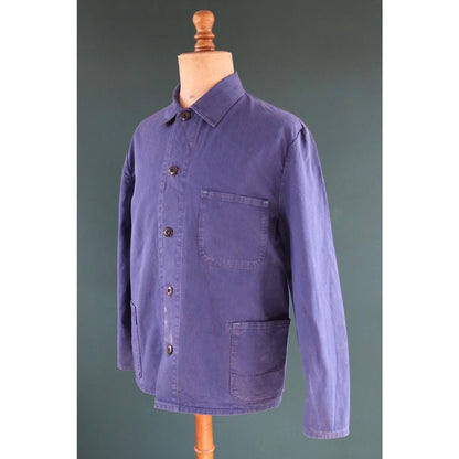 Vintage chore coat - cotton twill workwear jacket - 47” chest