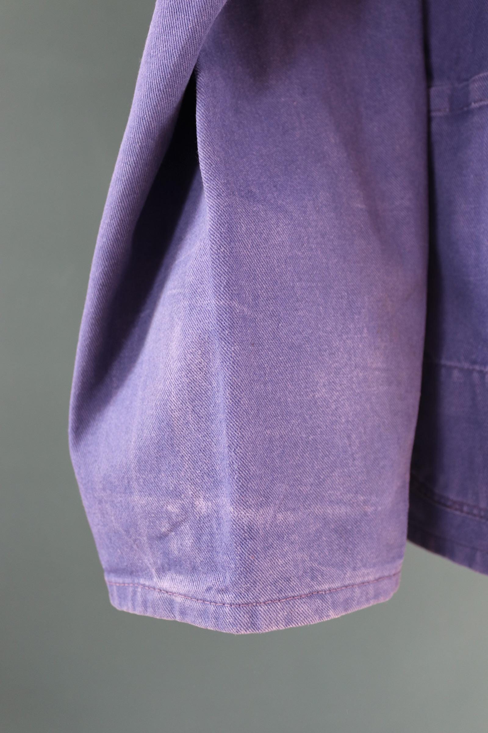 Vintage chore coat - cotton twill workwear jacket - 47” chest