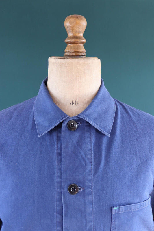 Vintage chore coat - cotton twill workwear jacket - 47” chest
