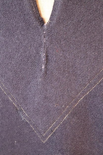 Vintage 1930s French wool sailor shirt - Au Petit Matelot - 46" chest