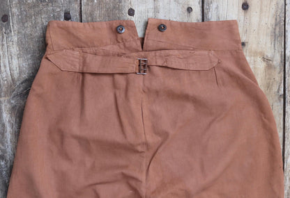 Vintage 1920s French riding jodhpurs - buckle back - hunting breeches - 31” x 25”