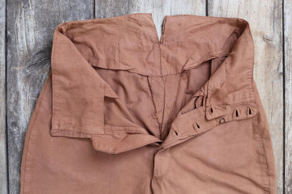 Vintage 1920s French riding jodhpurs - buckle back - hunting breeches - 31” x 25”