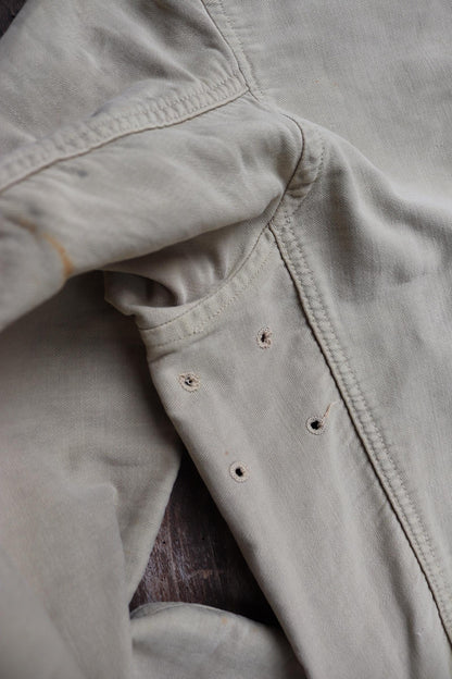 Vintage WW2 British workwear - 1940s overalls - mechanic coveralls - 43” x 37” x 26”