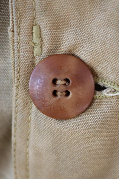 Vintage 1950s canvas hunting jacket - JC Higgins - American workwear - chore coat - 52" chest