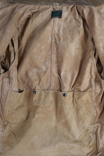 Vintage 1930s Utica Duxbak workwear jacket - duck cotton canvas - chore coat - 48” chest