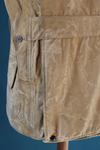 Vintage 1930s Utica Duxbak workwear jacket - duck cotton canvas - chore coat - 48” chest