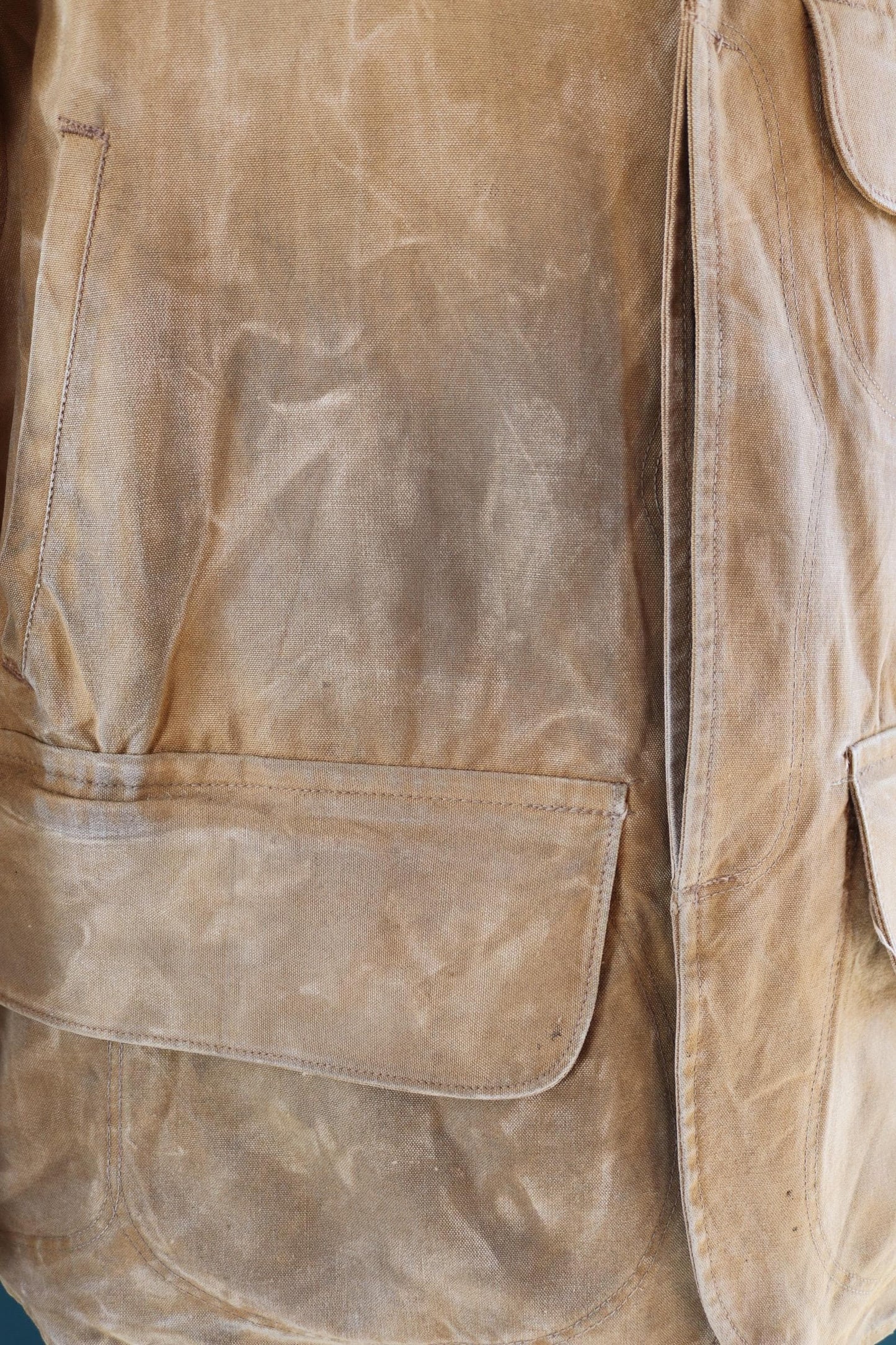 Vintage 1930s Utica Duxbak workwear jacket - duck cotton canvas - chore coat - 48” chest