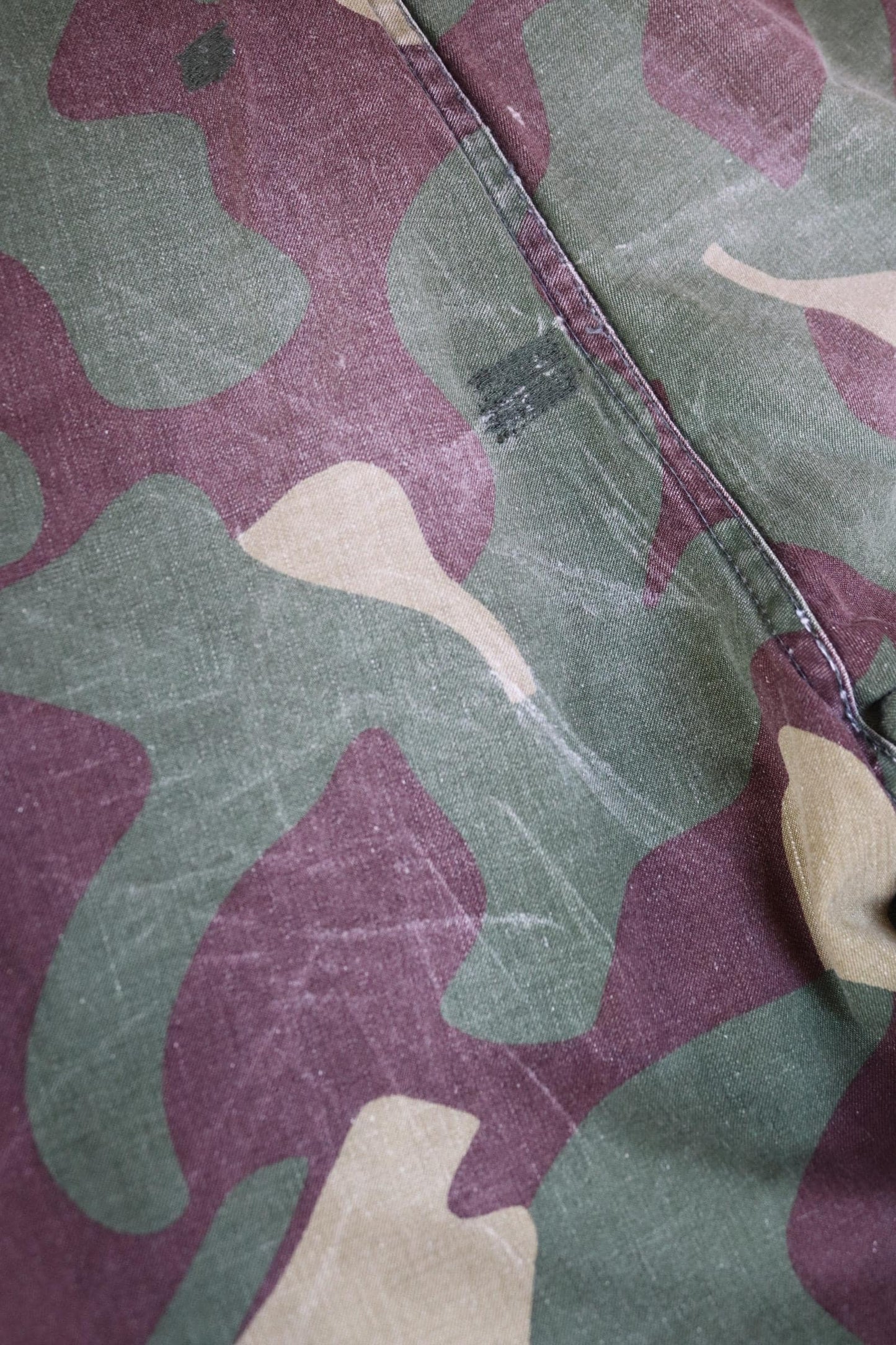 Vintage 1980s Finnish M62 camo trousers - windproof paratrooper pants - 39” x 29”