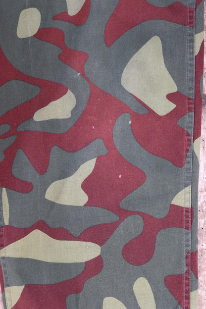 Vintage 1980s Finnish M62 camo trousers - windproof paratrooper pants - 40” x 27”