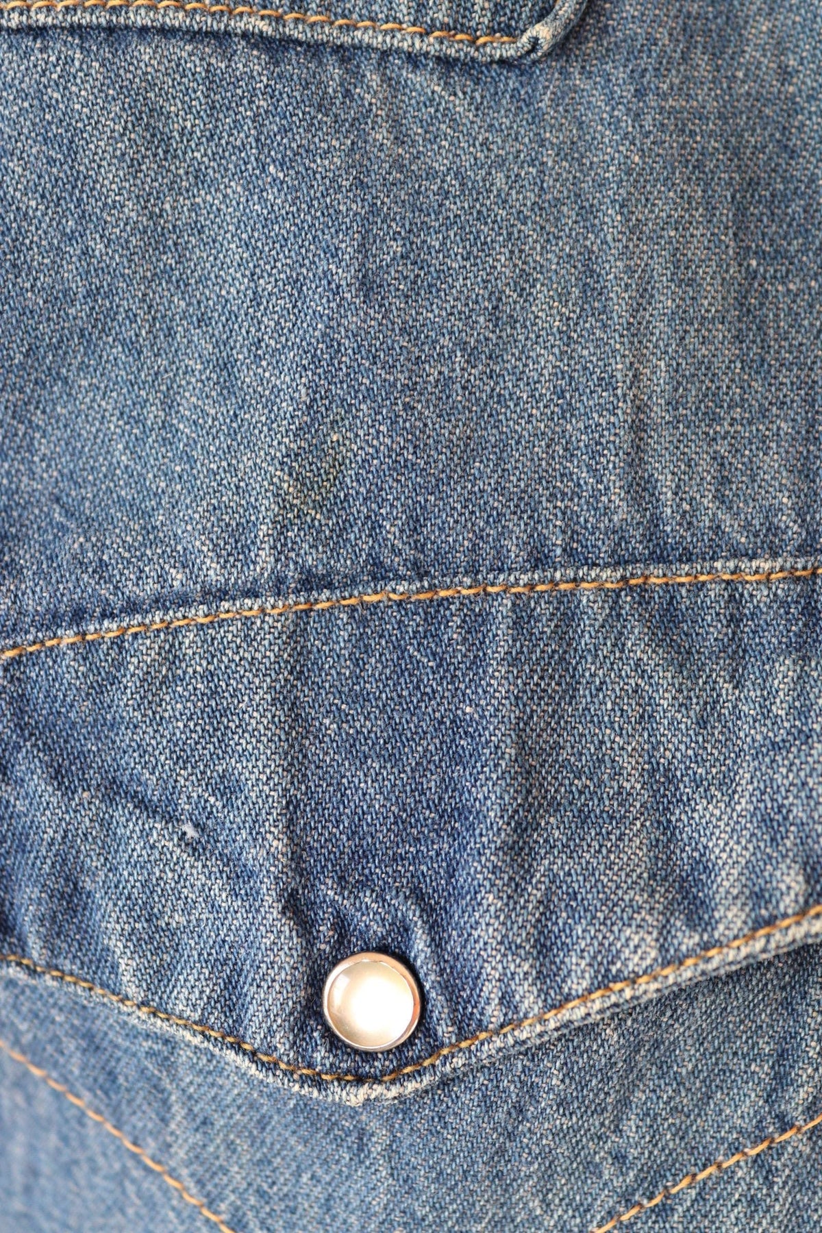 Vintage 1970s denim cowboy shirt - Penney’s Ranchcraft - Western style - 38" chest