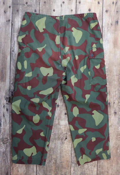 Vintage 1980s Finnish M62 camo trousers - windproof paratrooper pants - 37” x 27”