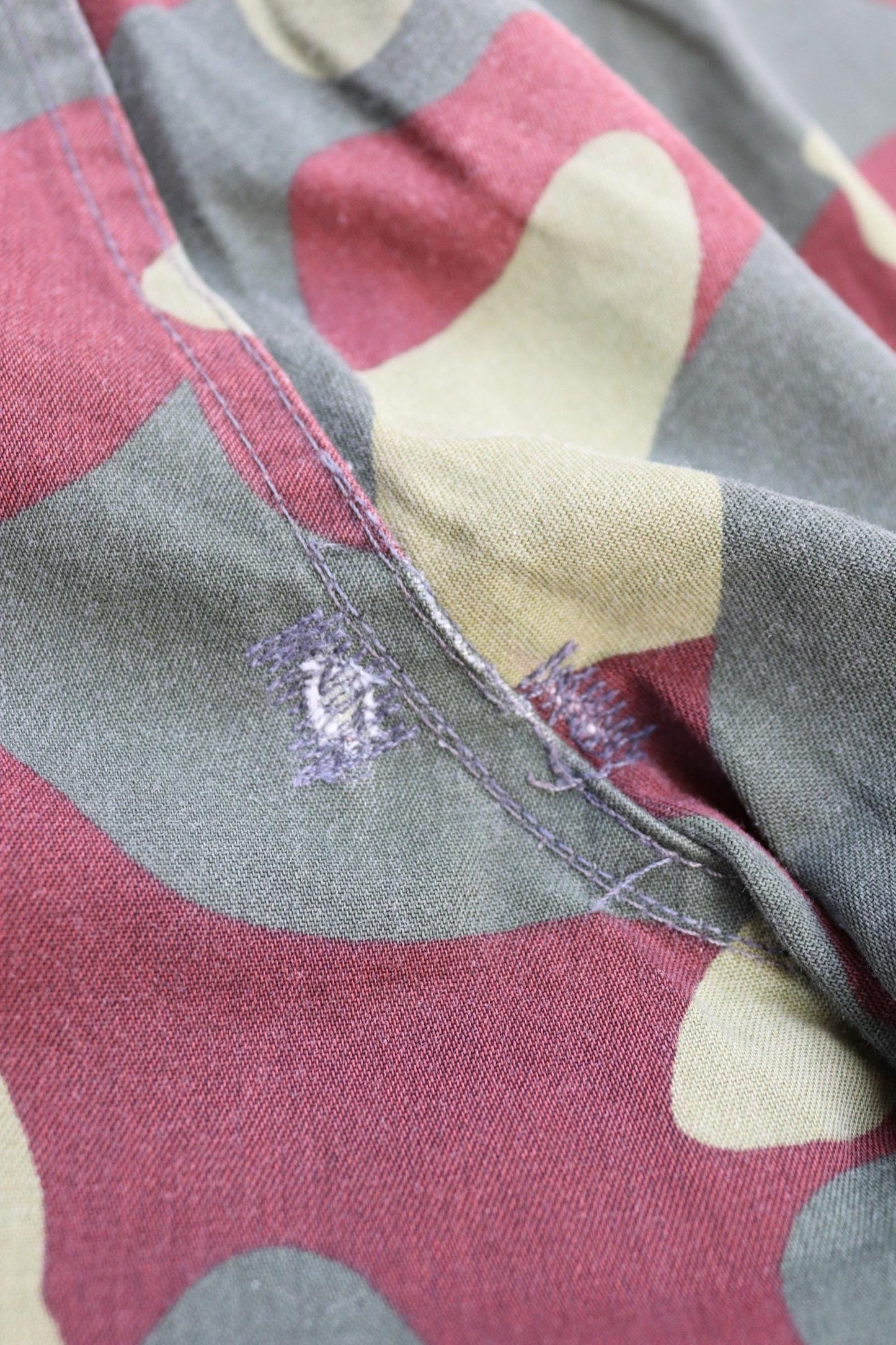 Vintage 1980s Finnish M62 camo trousers - windproof paratrooper pants - 37” x 27”