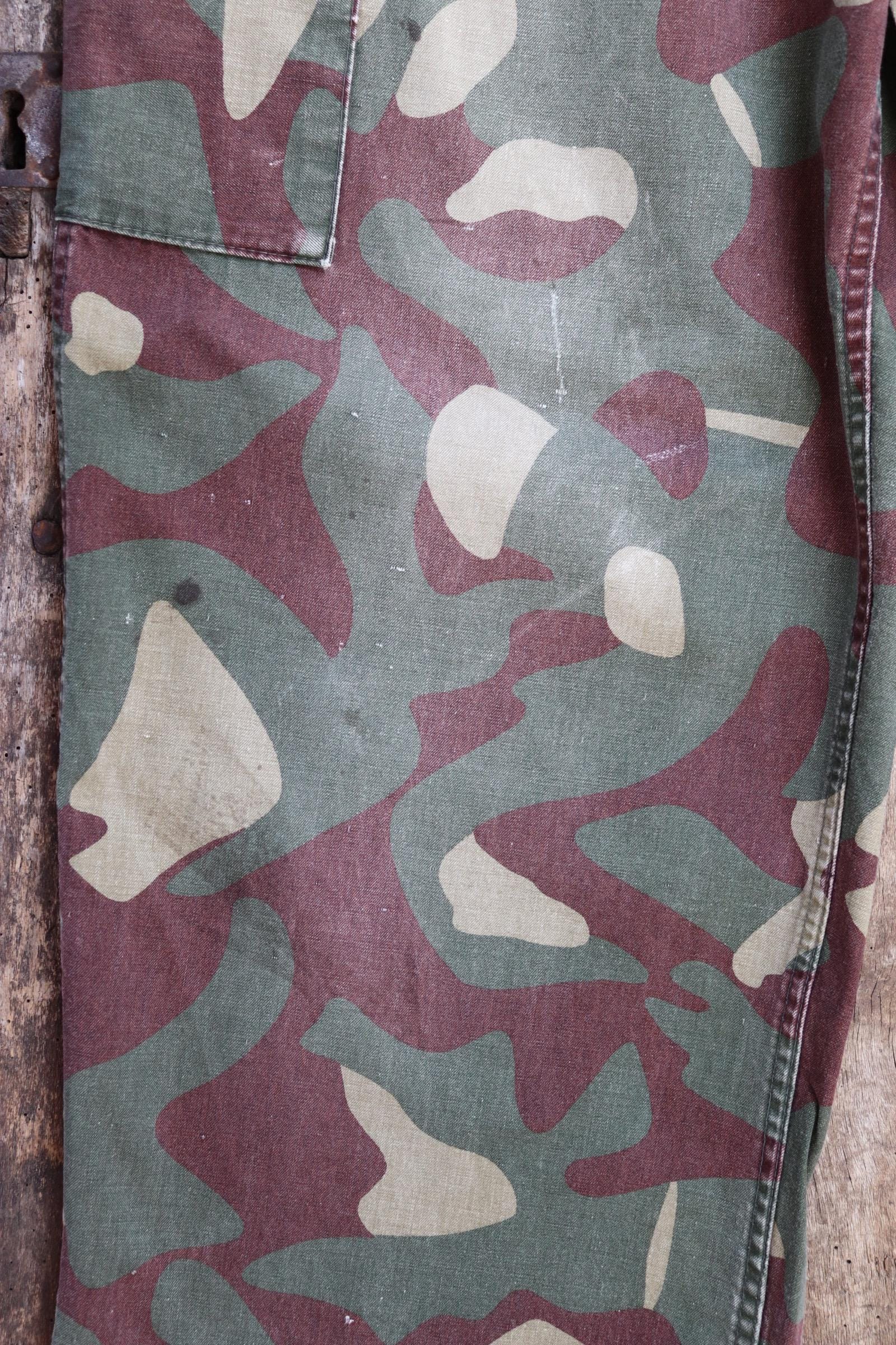 Vintage 1960s Finnish M62 camo trousers - windproof paratrooper pants - 41” x 29”