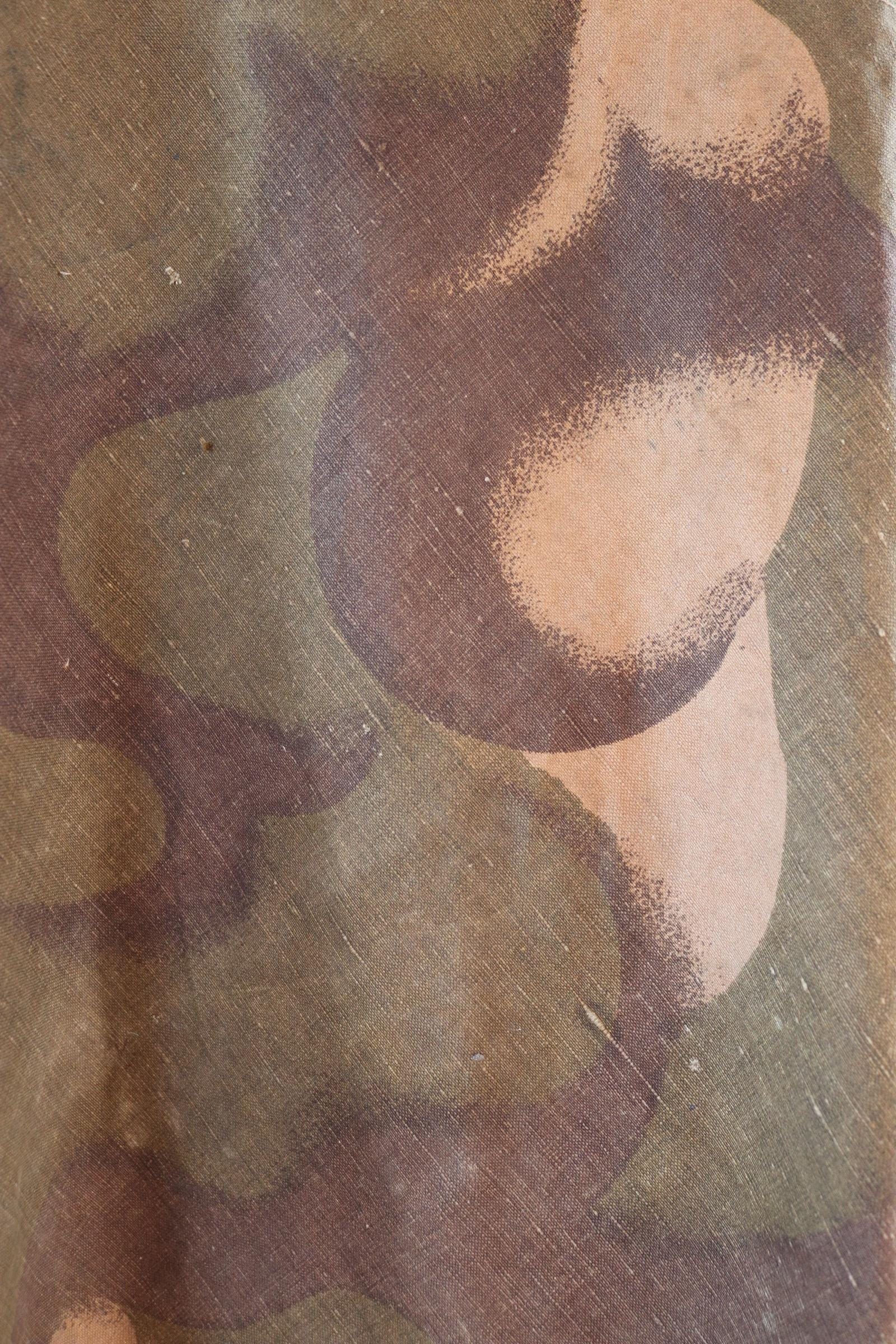 Vintage Hungarian military Zeltbahn cape - camouflage poncho - LARP
