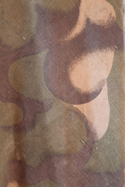 Vintage Hungarian military Zeltbahn cape - camouflage poncho - LARP