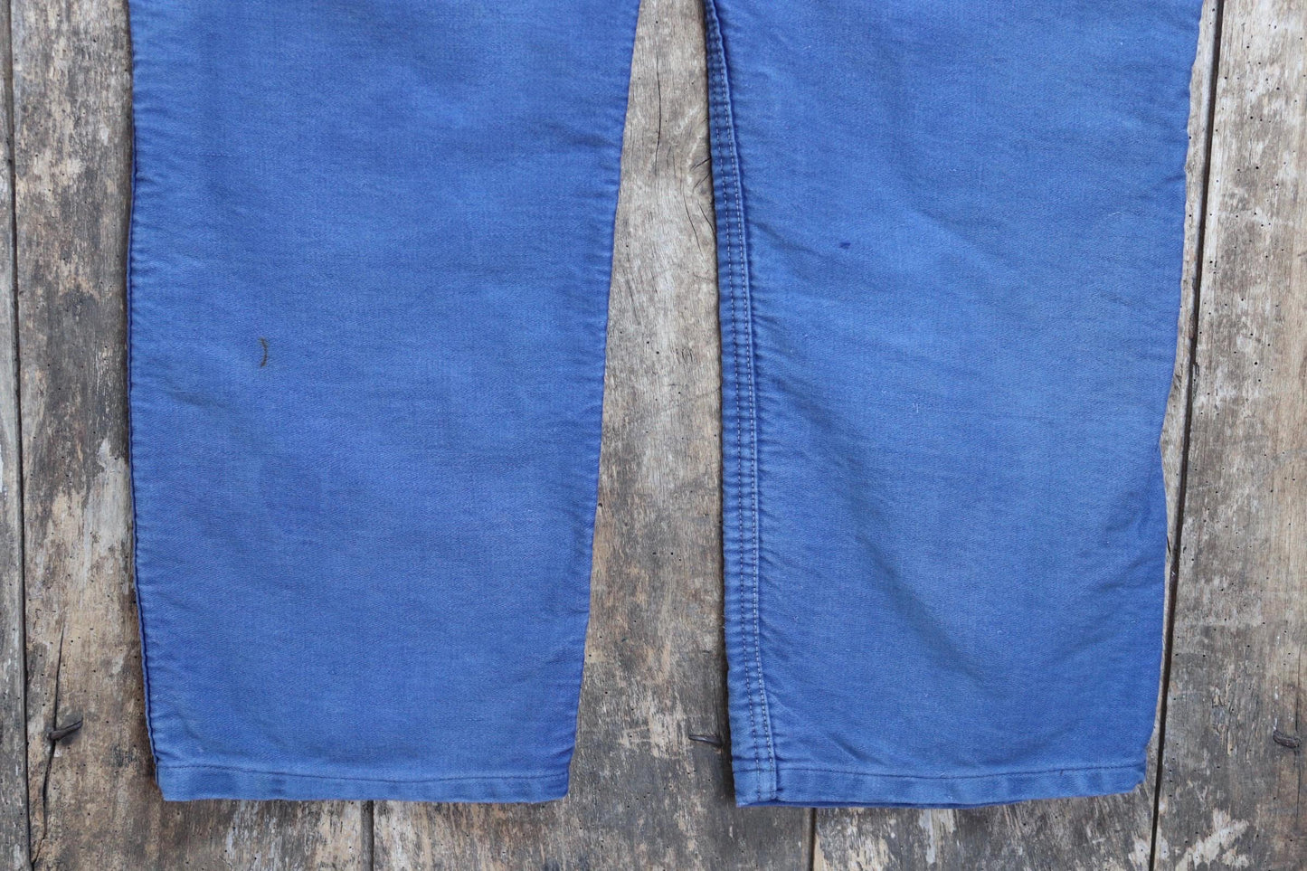 Vintage 1950s French moleksin overalls - workwear dungarees - 37” x 27”