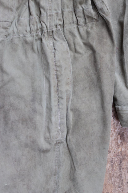 Vintage 1950s French M50 military coveralls - workwear overalls - army mechanic - 47” x 42” x 28”