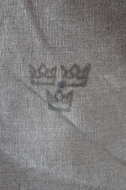 Vintage 1950s Swedish military bag - cotton cross shoulder musette - mattornist