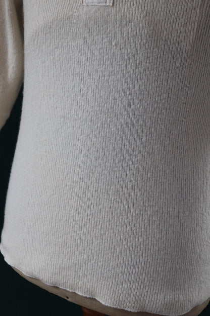 Vintage 1940s Penmans wool undershirt - Henley shirt - thermal base layer - made in Canada - 36" chest